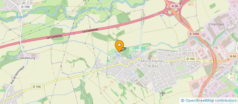 localisation de l'entreprise MONSIEUR STEPHANE KAUFFMANN  MORSCHWILLER-LE-BAS