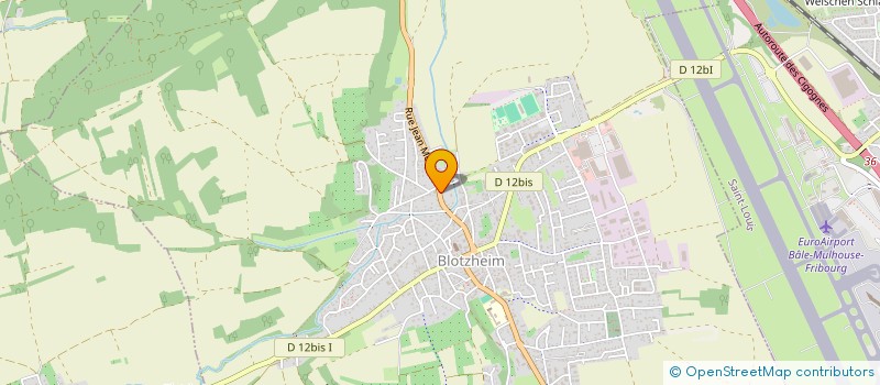 localisation de l'entreprise MONSIEUR STEPHANE KEIFLIN  BLOTZHEIM