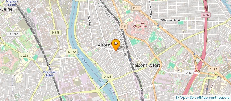 localisation de l'entreprise MONSIEUR STEPHANE KELLER à ALFORTVILLE