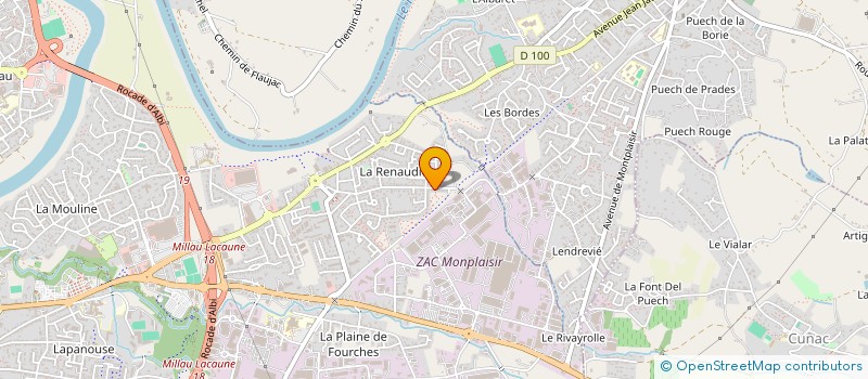 localisation de l'entreprise MONSIEUR STEPHANE KENNOUCHE à ALBI