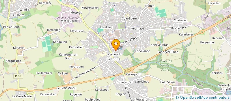 localisation de l'entreprise MONSIEUR STEPHANE KERIEL  PLOUZANE