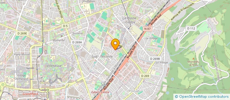 localisation de l'entreprise MONSIEUR STEPHANE KICHENAMA  SAINT-MARTIN-D'HERES