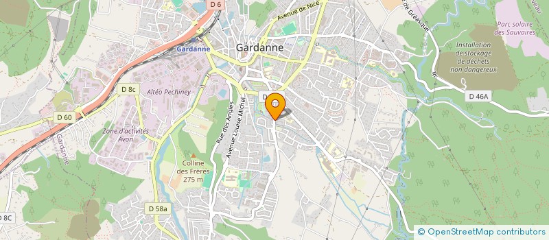 localisation de l'entreprise MONSIEUR STEPHANE KICHINE à GARDANNE