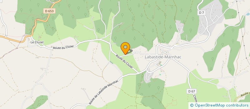 localisation de l'entreprise MONSIEUR STEPHANE KIEFER  LABASTIDE-MARNHAC