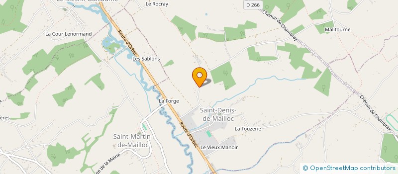 localisation de l'entreprise MONSIEUR STEPHANE KIENE  SAINT-DENIS-DE-MAILLOC