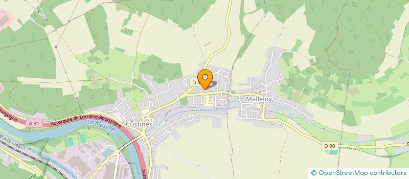 localisation de l'entreprise MONSIEUR STEPHANE KIRSCH  CUSTINES