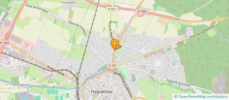 localisation de l'entreprise MONSIEUR STEPHANE KISTER  HAGUENAU