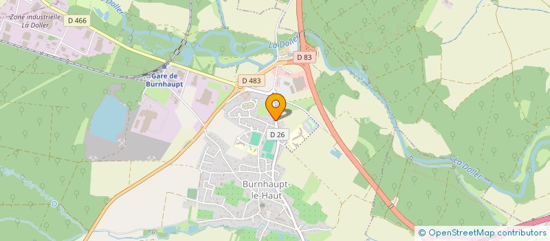 localisation de l'entreprise MONSIEUR STEPHANE KLEIN  BURNHAUPT-LE-BAS