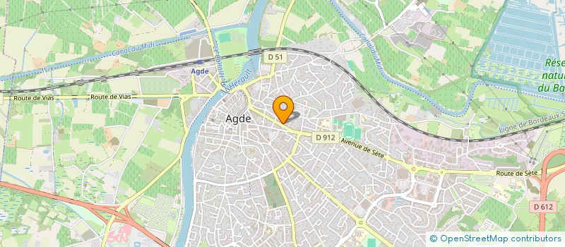 localisation de l'entreprise MONSIEUR STEPHANE KLISSING à AGDE