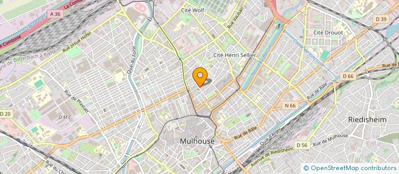 localisation de l'entreprise MONSIEUR STEPHANE KNIBIHLER  MULHOUSE