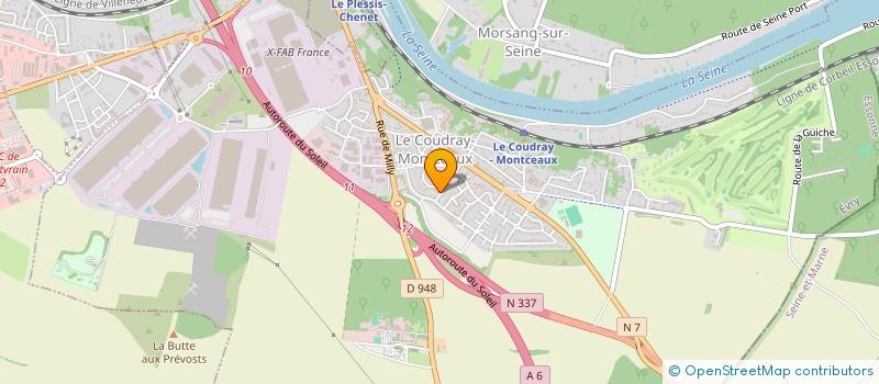 localisation de l'entreprise MONSIEUR STEPHANE KONKUYT à LE COUDRAY-MONTCEAUX