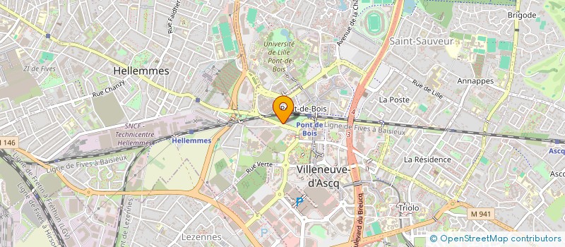 localisation de l'entreprise MONSIEUR STEPHANE KORBAS  VILLENEUVE-D'ASCQ