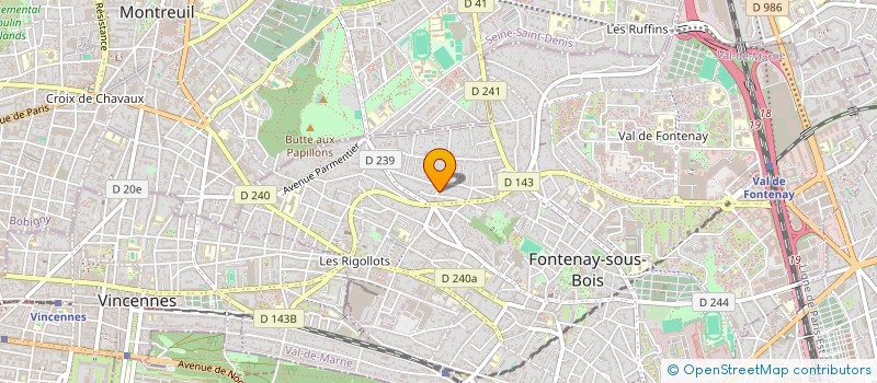 localisation de l'entreprise MONSIEUR STEPHANE KOT à FONTENAY-SOUS-BOIS
