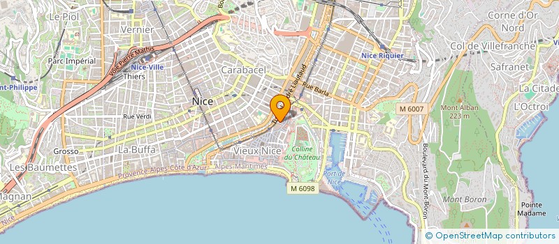 localisation de l'entreprise MONSIEUR STEPHANE KRIEF à NICE