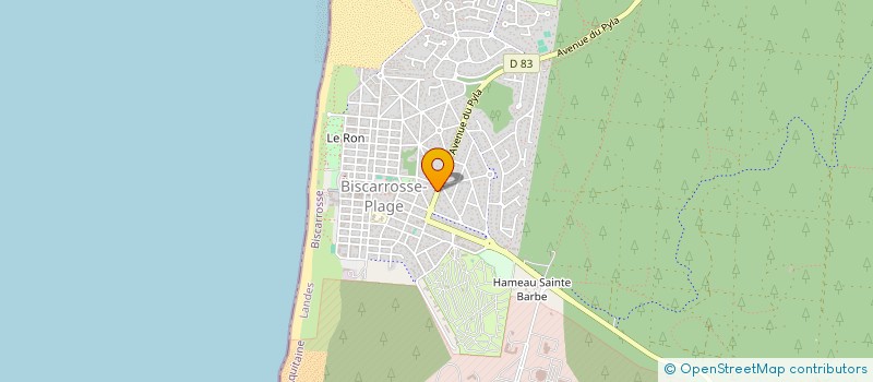 localisation de l'entreprise MONSIEUR STEPHANE KUCHARSKI  BISCARROSSE