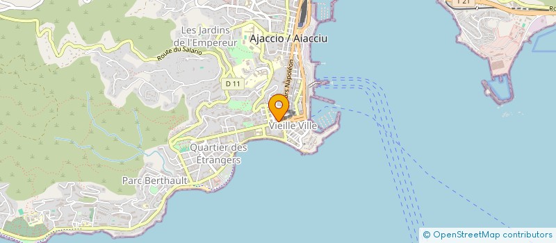 localisation de l'entreprise MONSIEUR STEPHANE KUSOSKY à AJACCIO