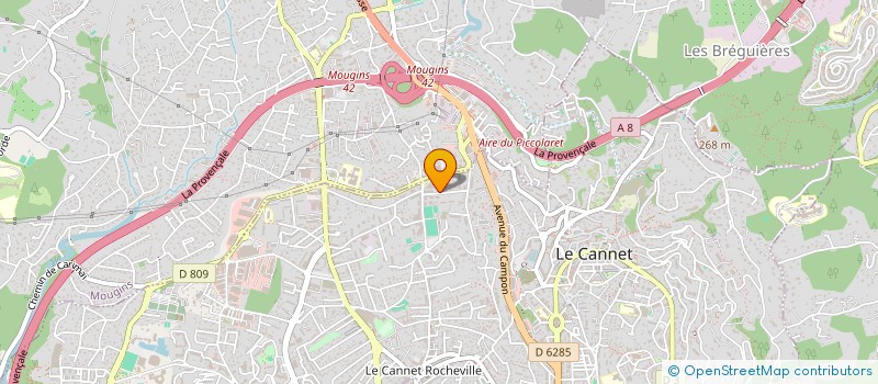 localisation de l'entreprise MONSIEUR STEPHANE KWIECIEN à LE CANNET