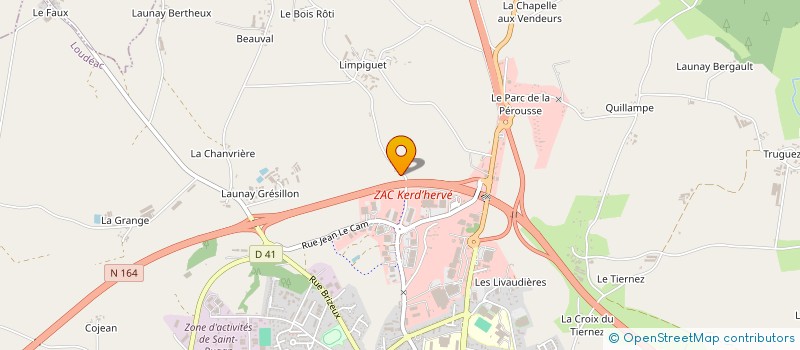 localisation de l'entreprise MONSIEUR STEPHANE L HOSPITALIER à LOUDEAC