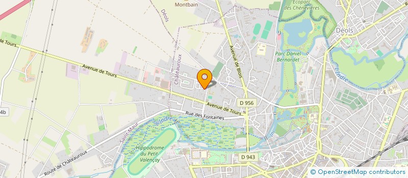 localisation de l'entreprise MONSIEUR STEPHANE L ORSA à CHATEAUROUX
