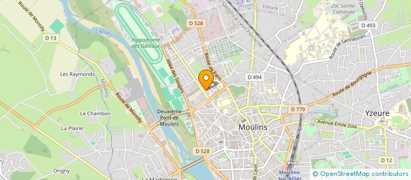 localisation de l'entreprise MONSIEUR STEPHANE LABED  MOULINS