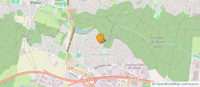 localisation de l'entreprise MONSIEUR STEPHANE LABELLE  PLAISIR