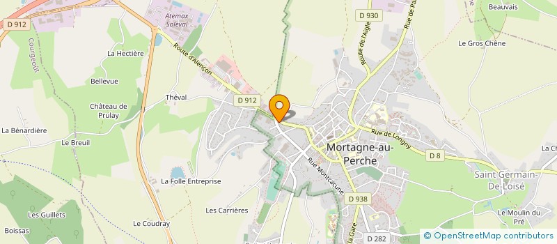 localisation de l'entreprise MONSIEUR STEPHANE LABELLE à MORTAGNE-AU-PERCHE