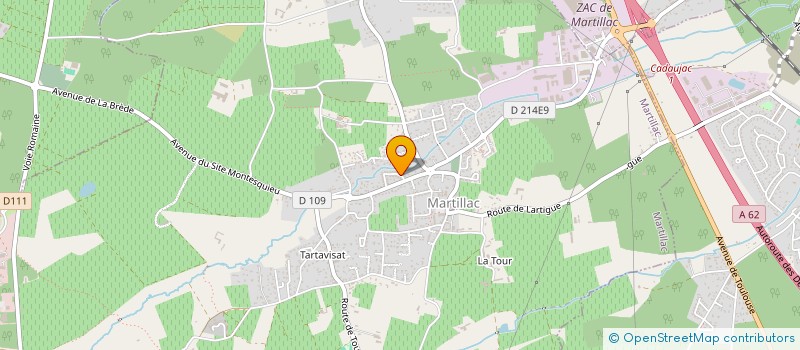 localisation de l'entreprise MONSIEUR STEPHANE LABESQUE  MARTILLAC