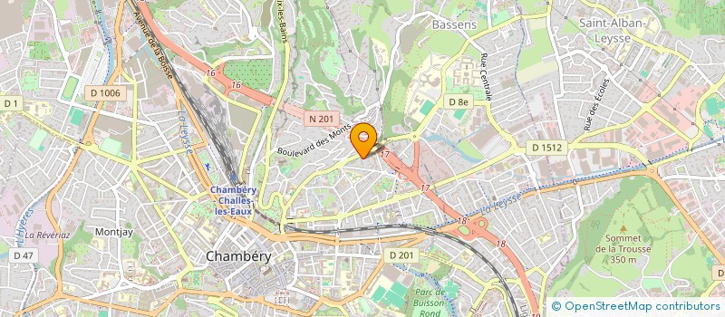 localisation de l'entreprise MONSIEUR STEPHANE LABEYE  CHAMBERY