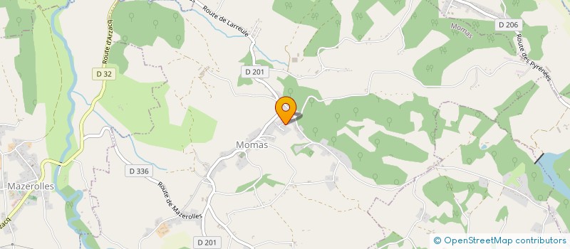 localisation de l'entreprise MONSIEUR STEPHANE LABORDE  MOMAS