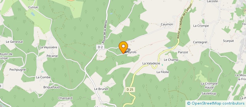 localisation de l'entreprise MONSIEUR STEPHANE LABROUSSE à LE BUISSON-DE-CADOUIN