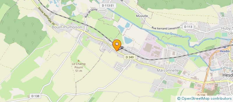 localisation de l'entreprise MONSIEUR STEPHANE LABUSSIERE  MARCONNELLE