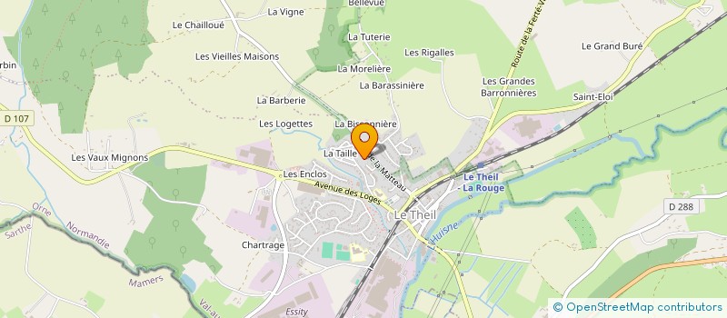localisation de l'entreprise MONSIEUR STEPHANE LACOMBE à VAL-AU-PERCHE