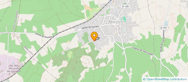 localisation de l'entreprise MONSIEUR STEPHANE LACOMBE  BEAUVOISIN