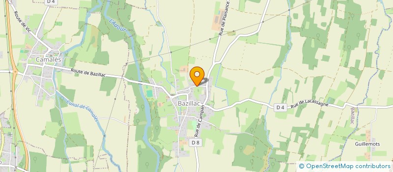 localisation de l'entreprise MONSIEUR STEPHANE LACOSTE  BAZILLAC