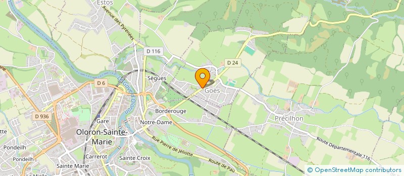 localisation de l'entreprise MONSIEUR STEPHANE LACOUDE-BRETOU  GOES