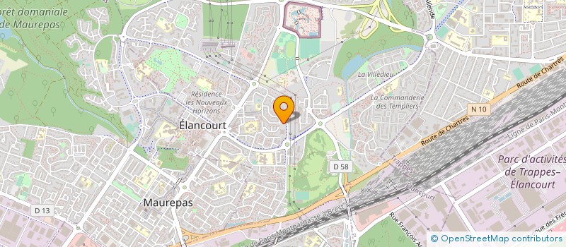 localisation de l'entreprise MONSIEUR STEPHANE LACOUTURE à ELANCOURT