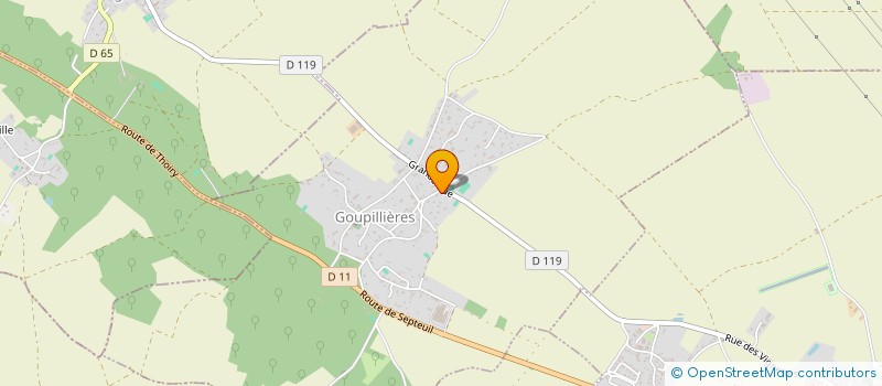 localisation de l'entreprise MONSIEUR STEPHANE LACROIX  GOUPILLIERES