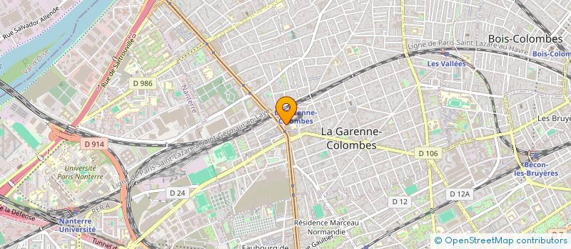 localisation de l'entreprise MONSIEUR STEPHANE LADEVEZ à LA GARENNE-COLOMBES