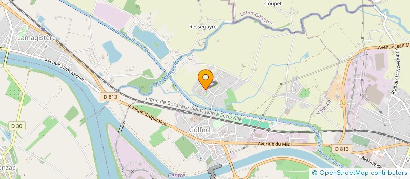 localisation de l'entreprise MONSIEUR STEPHANE LAFARGUE  GOLFECH