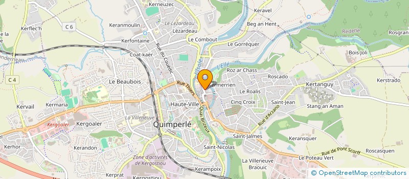 localisation de l'entreprise MONSIEUR STEPHANE LAFAVERGES à QUIMPERLE