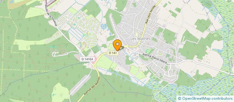 localisation de l'entreprise MONSIEUR STEPHANE LAFON  LES MATHES