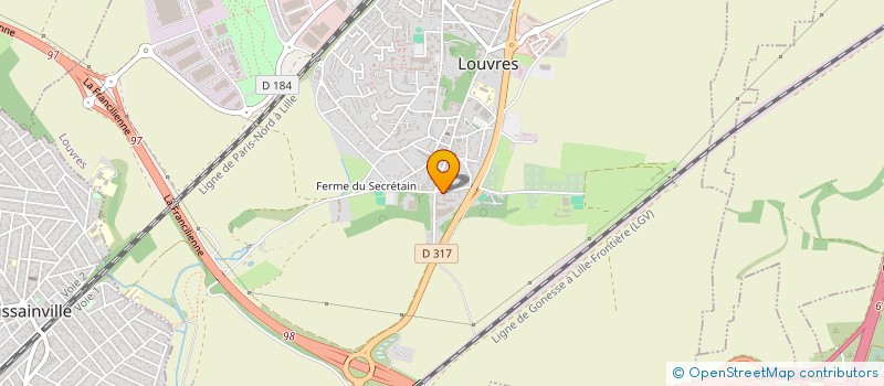 localisation de l'entreprise MONSIEUR STEPHANE LAFOREST  LOUVRES