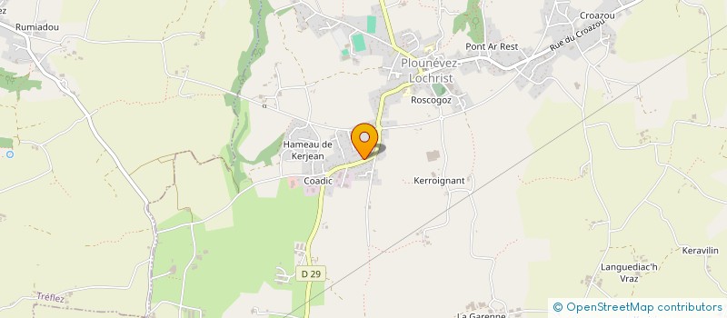 localisation de l'entreprise MONSIEUR STEPHANE LAGATTU  PLOUNEVEZ-LOCHRIST