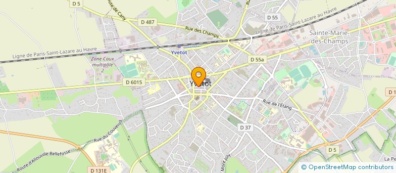 localisation de l'entreprise MONSIEUR STEPHANE LAGUERRE  YVETOT