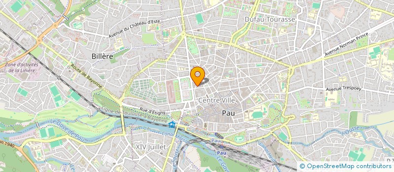 localisation de l'entreprise MONSIEUR STEPHANE LAHORE à PAU