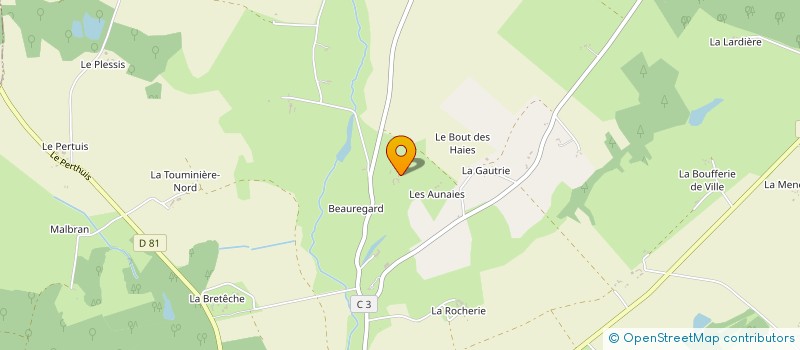 localisation de l'entreprise MONSIEUR STEPHANE LAHOREAU à ORBIGNY