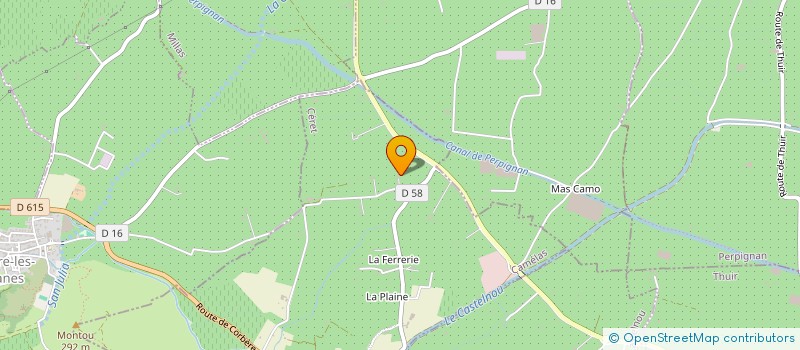 localisation de l'entreprise MONSIEUR STEPHANE LAILLY  CAMELAS