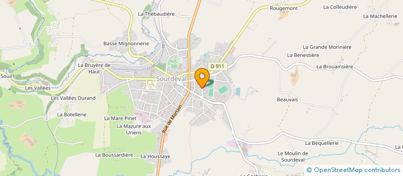 localisation de l'entreprise MONSIEUR STEPHANE LAIR  SOURDEVAL