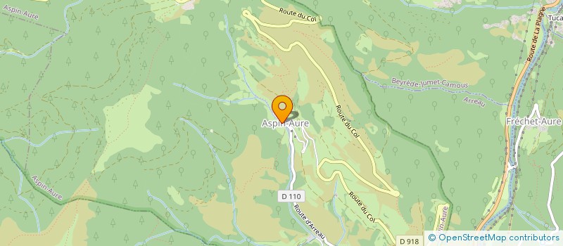 localisation de l'entreprise MONSIEUR STEPHANE LALISSE  ASPIN-AURE