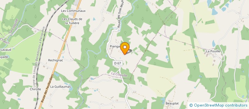 localisation de l'entreprise MONSIEUR STEPHANE LAMBERT  LA COQUILLE